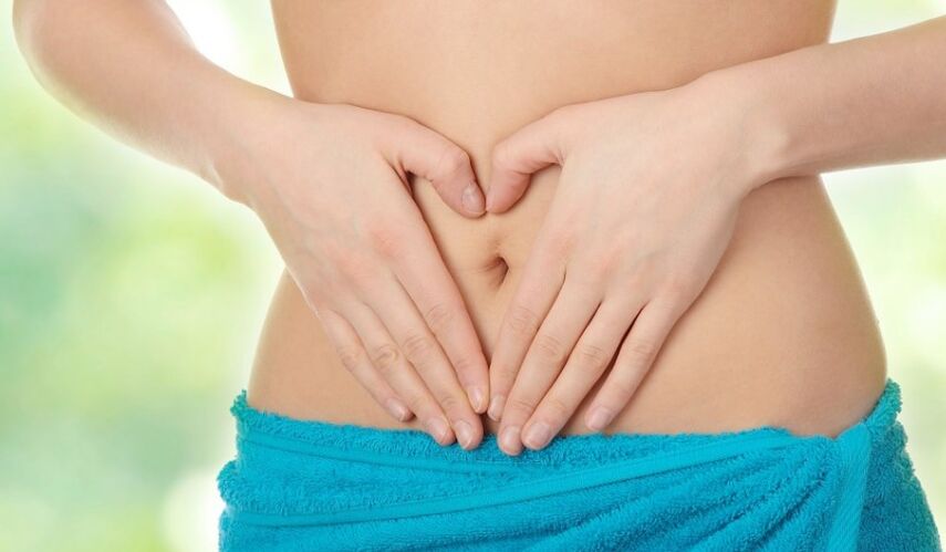 Dor abdominal com helmintíase